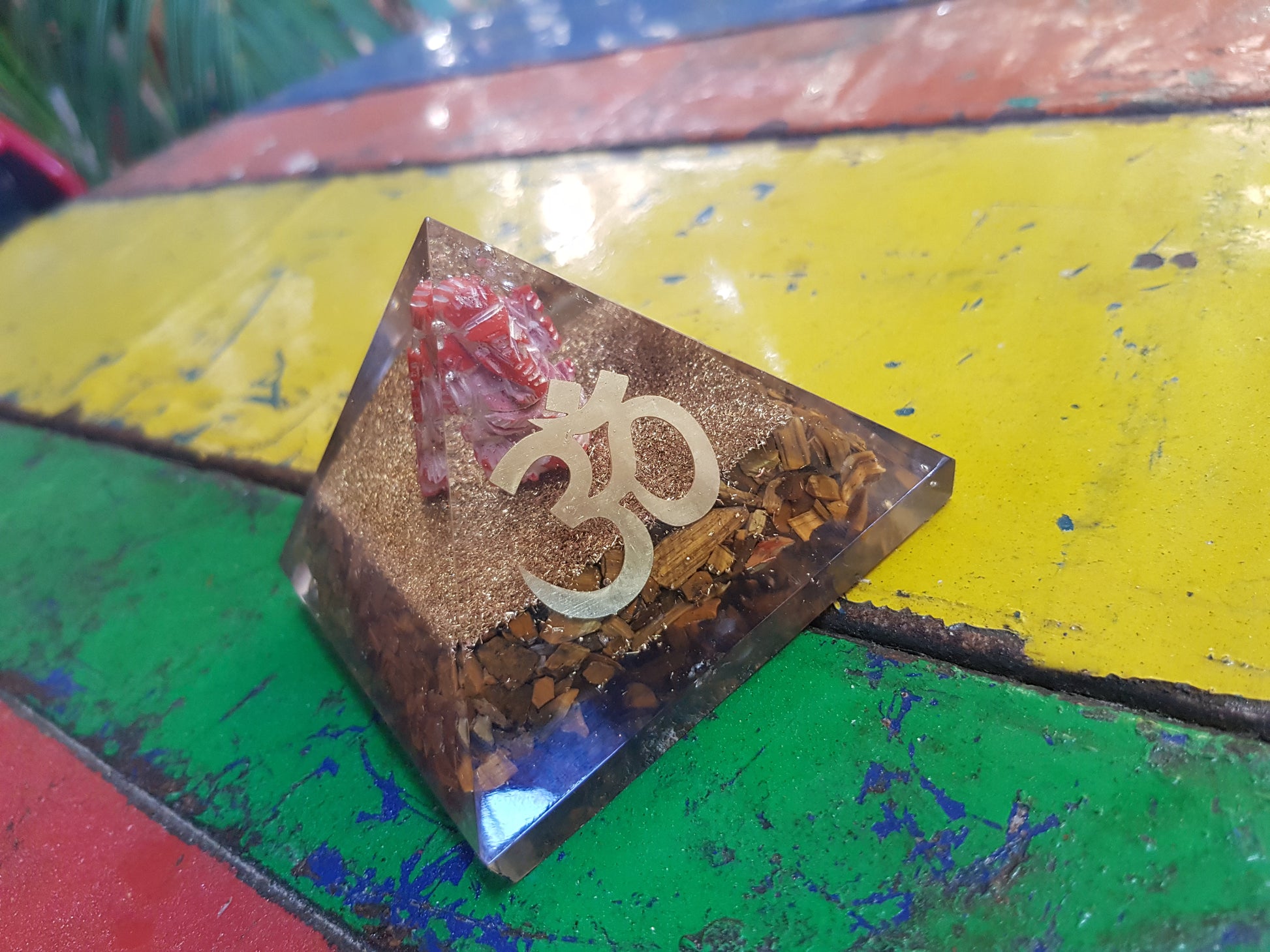 Tiger Eye - Orgone Pyramid