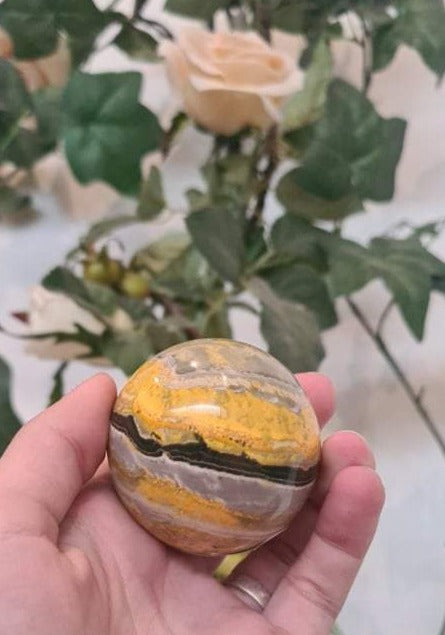Bumble Bee Jasper - 5cm Sphere