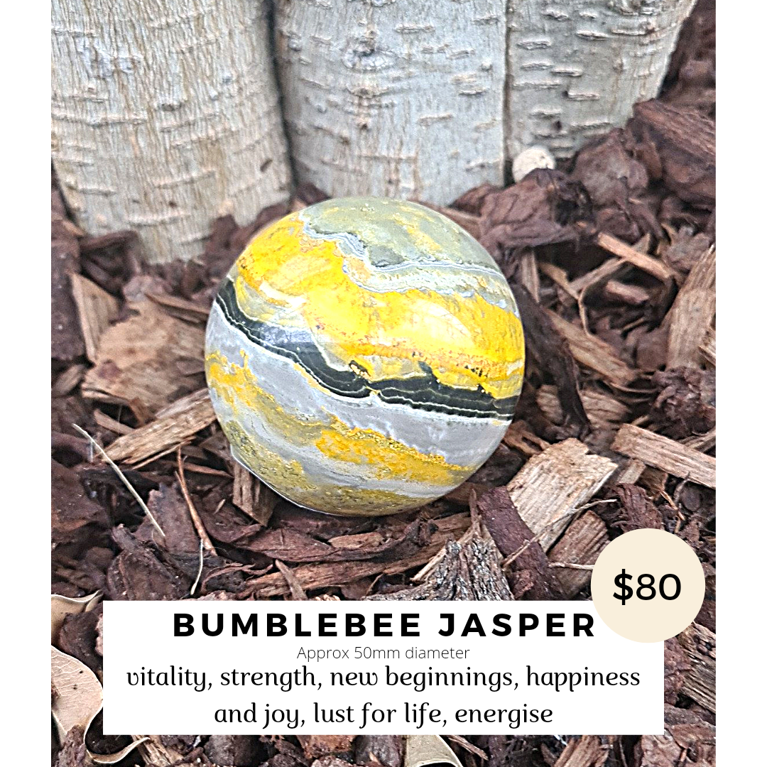 Bumble Bee Jasper - 5cm Sphere