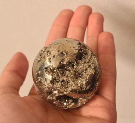 Iron Pyrite - Fools Gold - 5cm Sphere