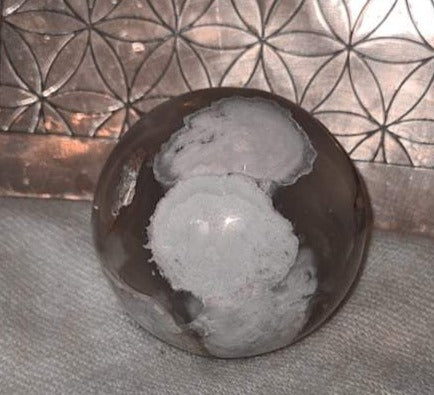 Flower Agate - 6.5cm Sphere