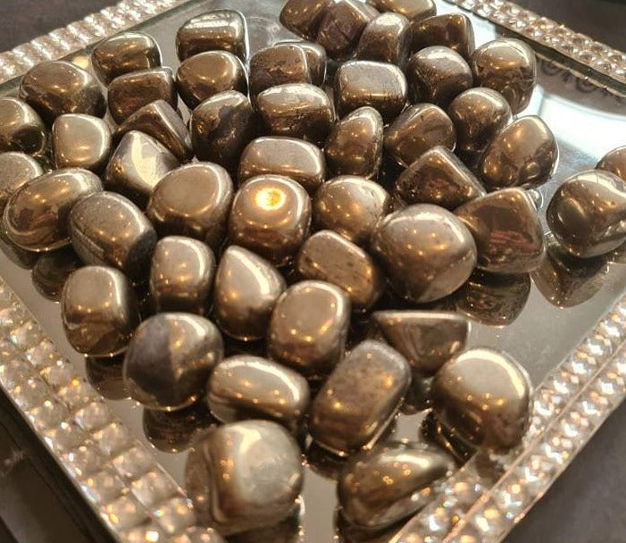 Iron Pyrite - Tumbled Stone