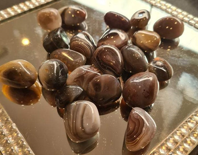 Botswana Agate - Tumbled Stone