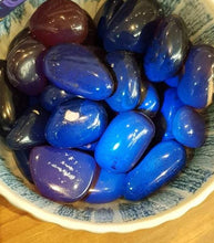 Blue Amber - Tumbled Resin