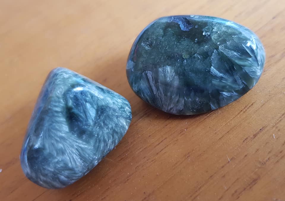 Seraphinite - Tumbled Stone