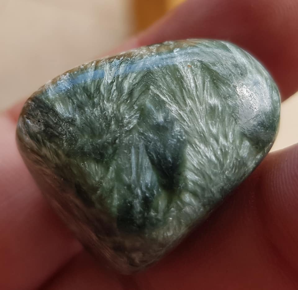 Seraphinite - Tumbled Stone