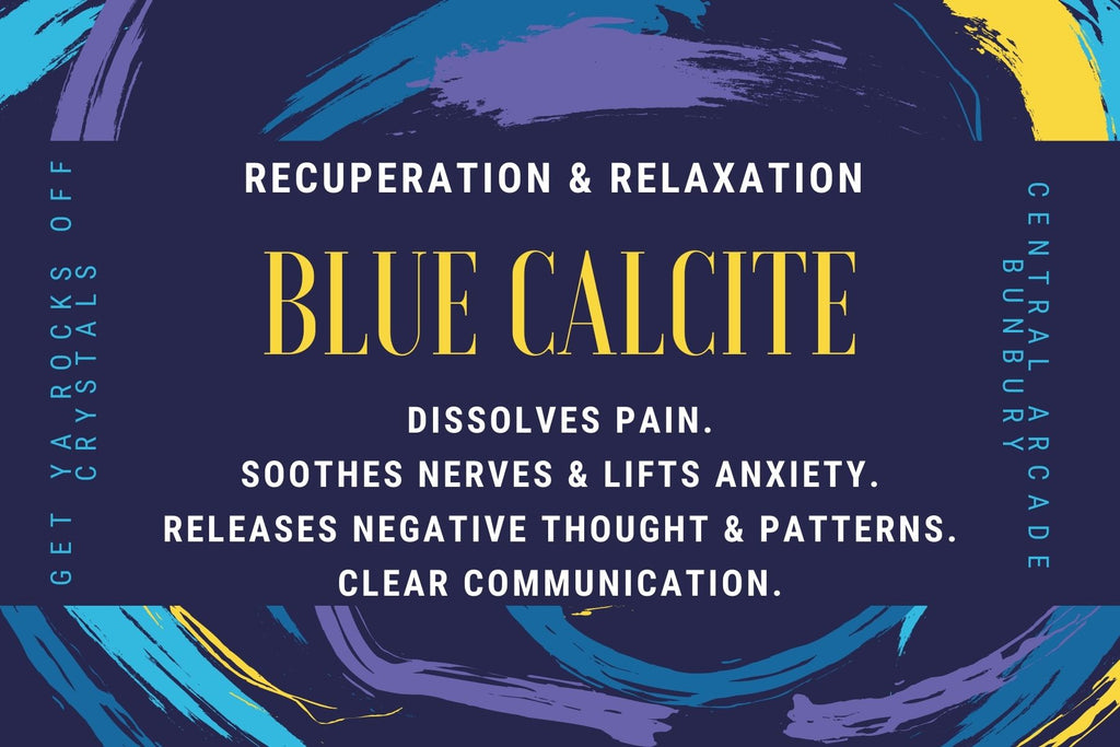 Blue Calcite - Tumbled Stone