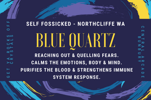 Blue Quartz - Tumbled Stone