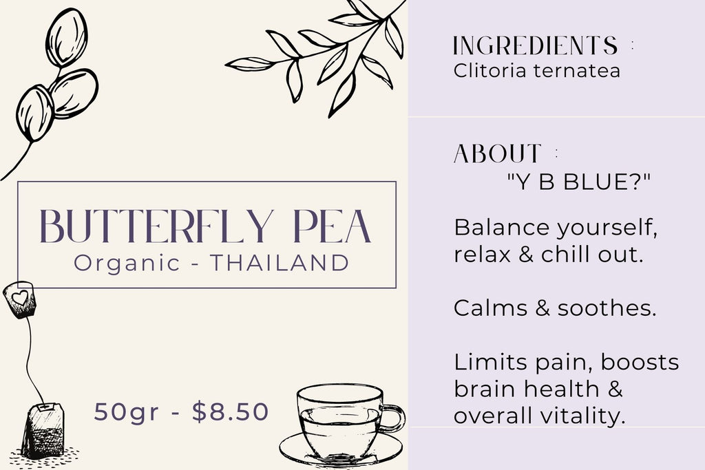 Butterfly Pea - Organic - Whole Flower