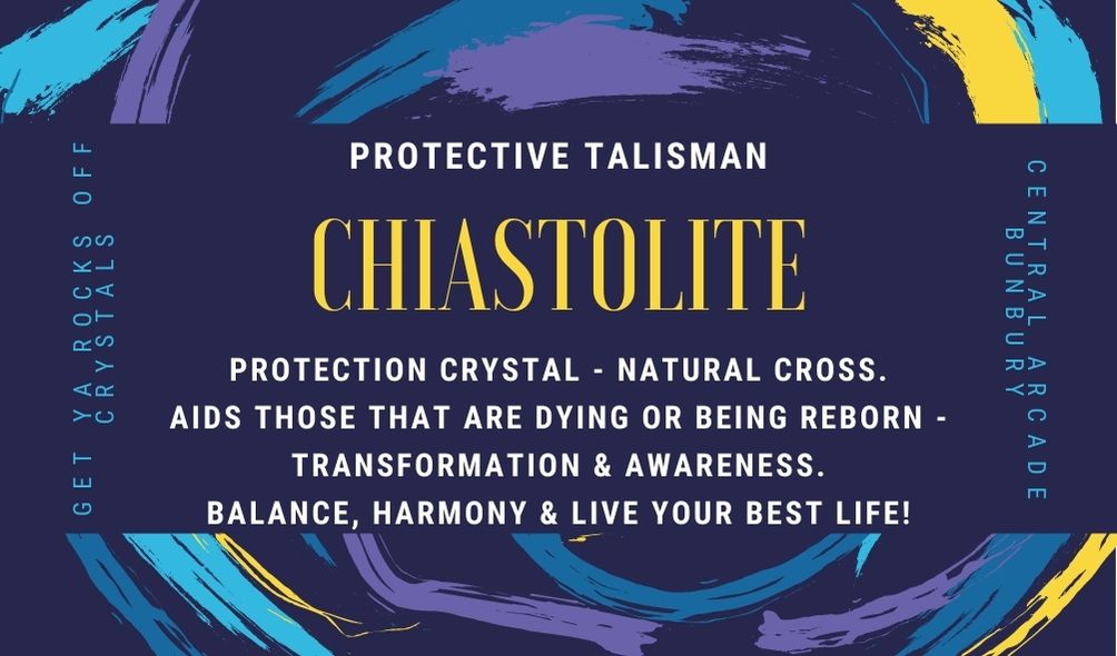 Chiastolite - Tumbled Stone