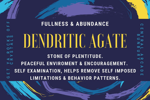 Dendritic Agate - Tumbled Stone
