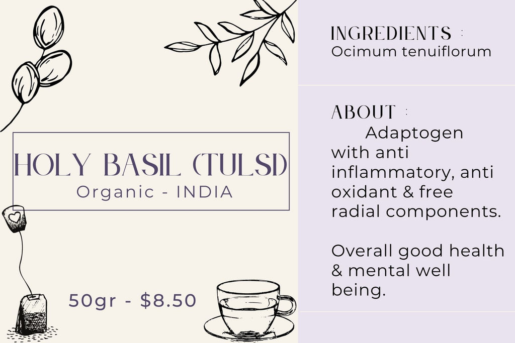 Holy Basil (Tulsi) - Organic