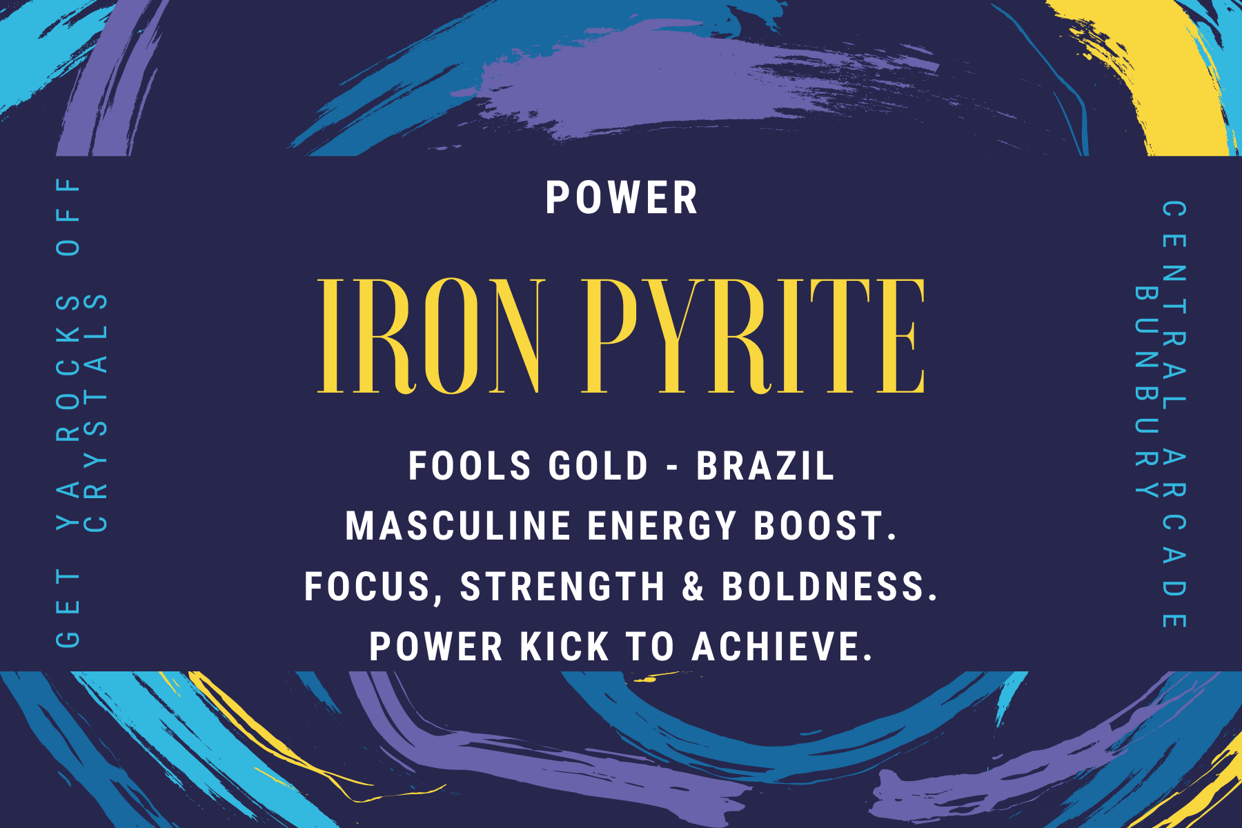 Iron Pyrite - Tumbled Stone