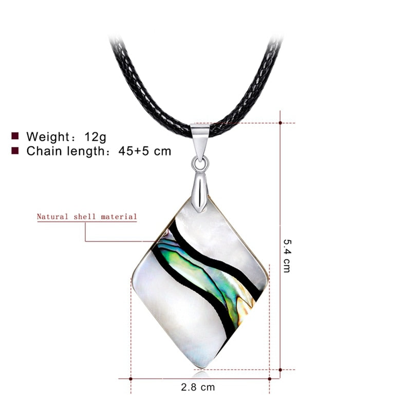 Mother of Pearl -  Teardrop Pendant