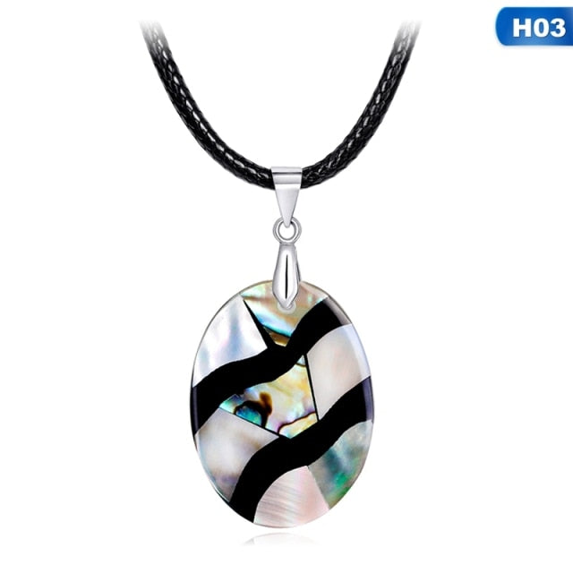 Mother of Pearl -  Teardrop Pendant
