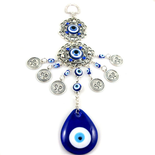 Turkish Blue Evil Eye Hamsa - Protection Hanging