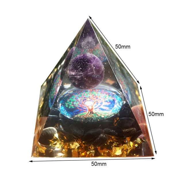 Orgone Pyramid - Various Stone - EMF Protection