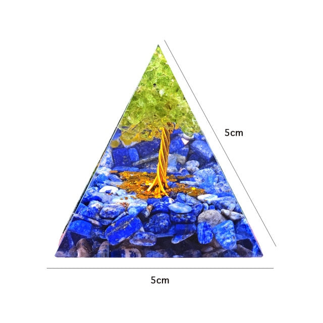 Orgone Pyramid - Various Stone - EMF Protection