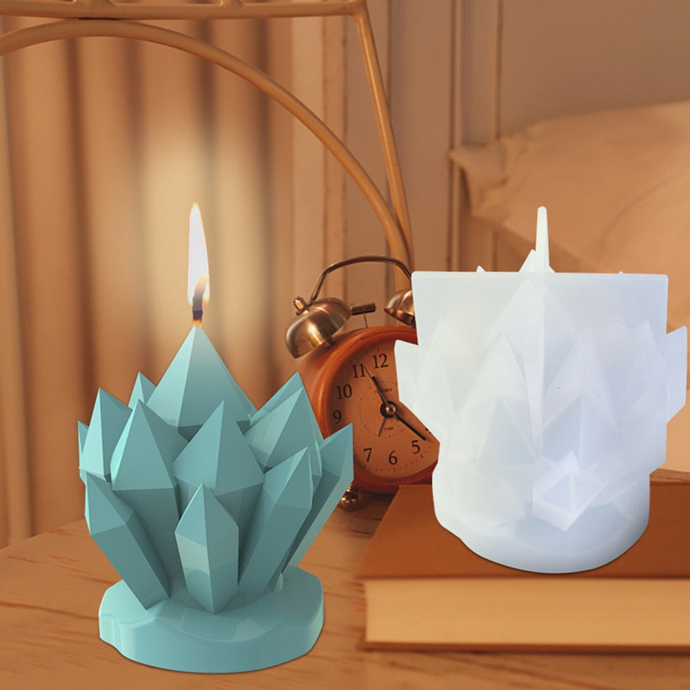 Crystal Cluster - Candle mold - DIY
