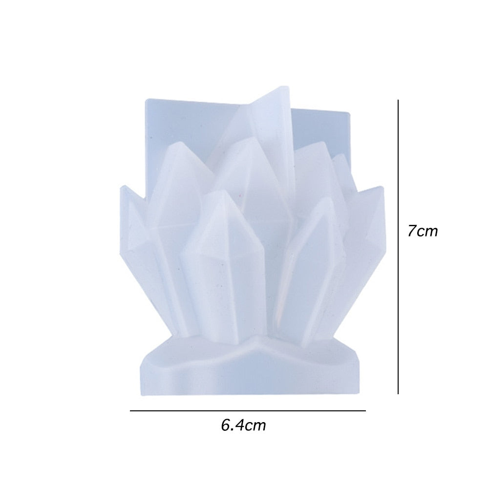 Crystal Cluster - Candle mold - DIY