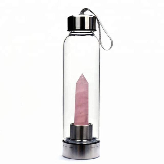 Water Bottle - Natural Gemstone - 550ml