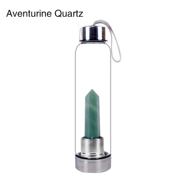 Water Bottle - Natural Gemstone - 550ml