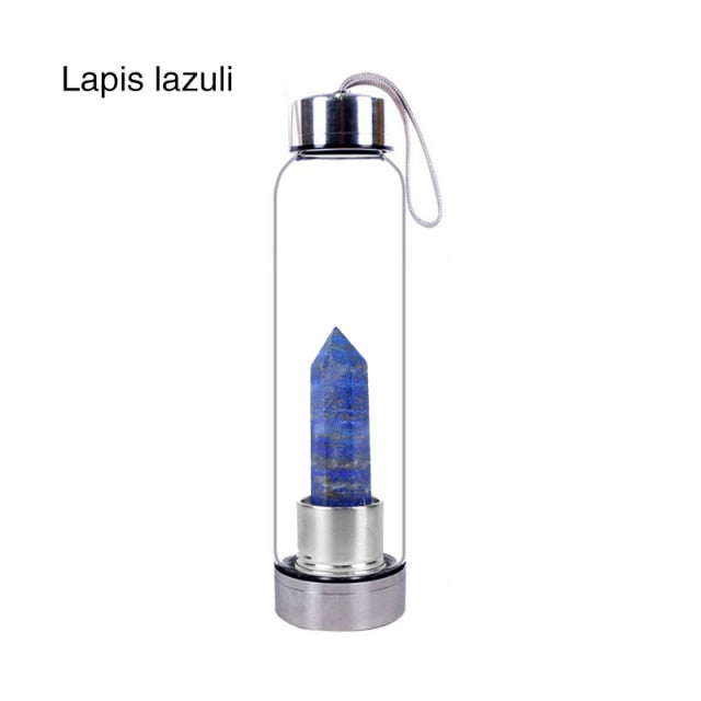 Water Bottle - Natural Gemstone - 550ml