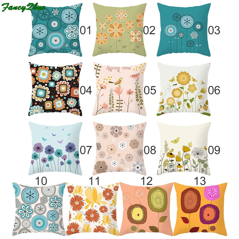 Cushion Cover - Boho Hippie FlowerPower - Various Designs