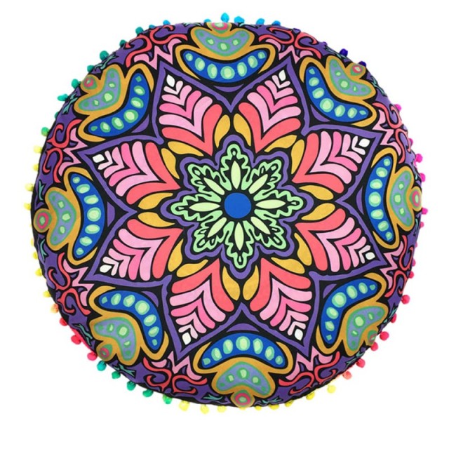 Cushion Cover - Round Mandala  - Various Designs
