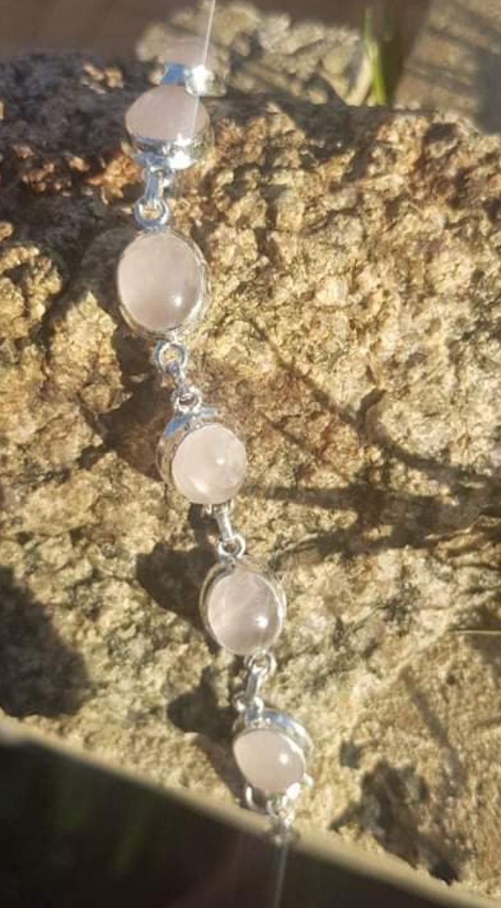 Rose Quartz Bracelet - 18cm